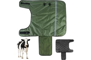 BiJiBiBog Pro Calf Blanket, Calf Warm Clothes Calf Saver Coat Jackets for Keep Cow Warmming Thickened Belly Protection Windproof Livestock Protector