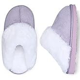 IceUnicorn Kids Slippers Girls Boys Fuzzy House Shoes Warm Memory Foam Slippers Bedroom Slides for Indoor Outdoor
