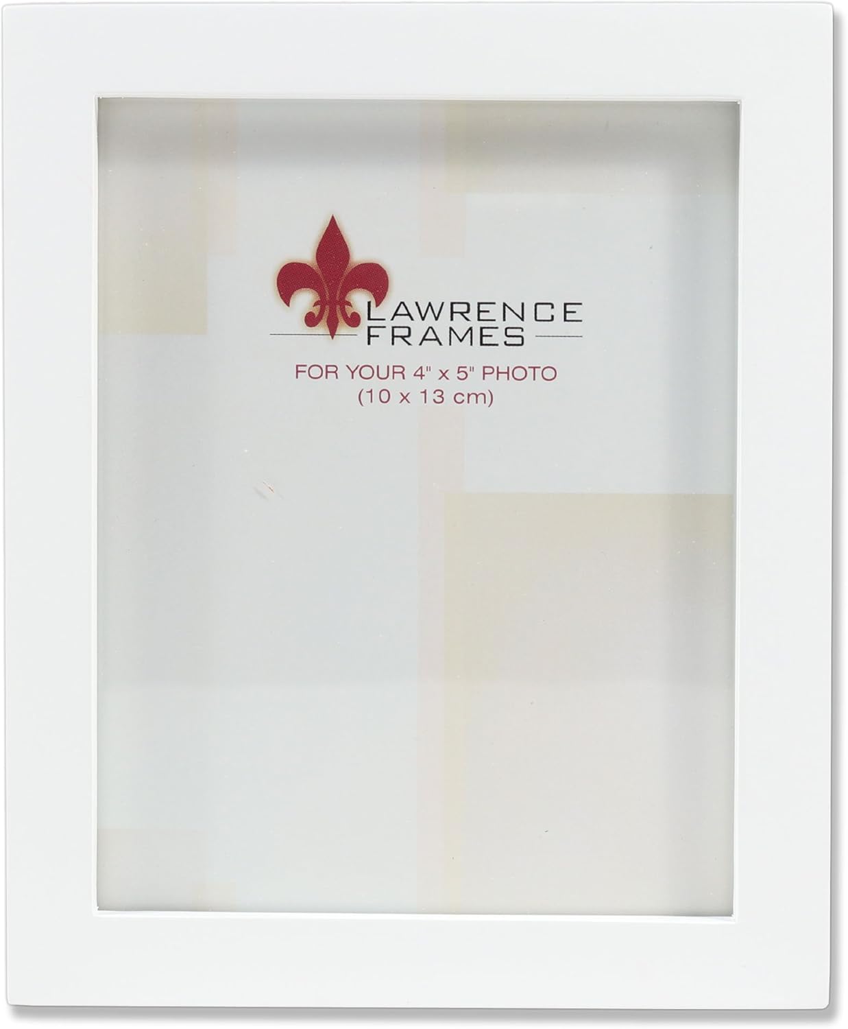Photo Albums, Frames & Accessories - Lawrence Frames White Wood Picture Frame, Gallery Collection, 4x5