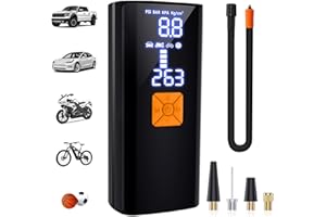 LITMUSTES Tire Inflator Portable Air Compressor,Tire Inflators Portable Cordless Air Pump with Gauge for Car tires 20000mAh and 150PSI Digital LCD for Car,Motorcycle,Bike Tires and Balls