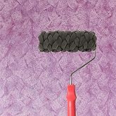 Hanroy 7" Sponge Twining Paint Roller, Texture Sponge Paint Rollers, Texture Pattern Roller Brush Tool for Painting Walls(804)