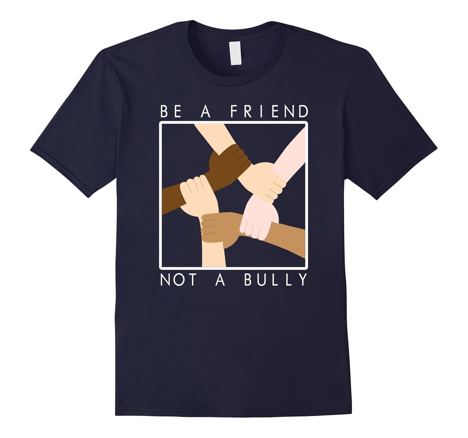 Be A Friend Not A Bully - Cool Anti-Bullying T-Shirt-Rose