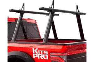 KitsPro 800lb Truck Bed Rack for Ford F-150 F-250 F-350 Super Duty, Dodge Ram 1500 2500 3500, Chevy Silverado Colorado, GMC Sierra Canyon, Toyota Tundra Heavy Duty Truck Ladder Rack Crossbar Cross Bar