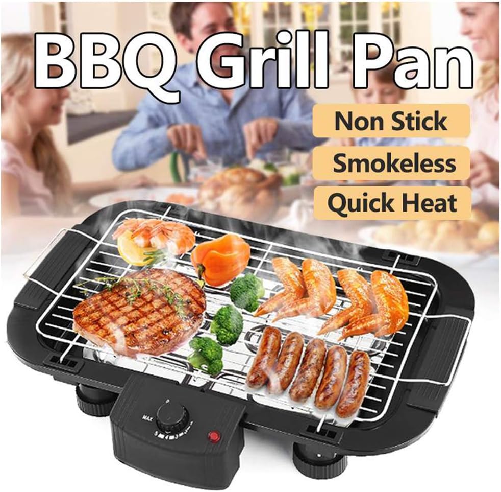 Review Electric Teppanyaki Table Grill 220V 2000W Outdoor Portable