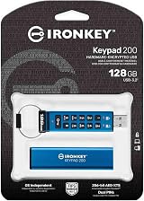 Kingston IronKey Keypad 200 128GB USB Flash Drive FIPS 140-3 Hardware Encrypted view 3