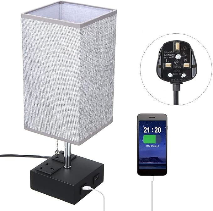 Nachttischlampe, Schlafzimmer Lampe LED Moderne Nachtschreibtischlampe