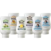 Re&agrave;l Infused Exotics Tropical Fruit Syrup Variety, 16.9 Fl Oz, 6 Pack | Coconut, Mango, Passion Fruit, Pineapple, Kiwi | Drink &amp; Recipe Use, Drip-Free Spout, Easy Dispensing