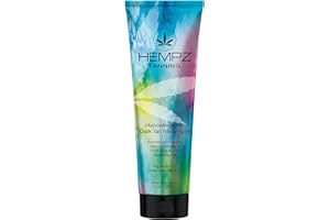 HEMPZ Hypoallergenic Dark Tan Maximizer - Herbal Moisturizing Self Tanning Lotion - Fragrance Free for Tanning Beds, Beach, Sun 9 Fl OZ