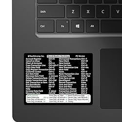 TEACHUCOMP Keyboard Shortcuts Sticker for Intuit