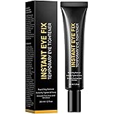 Foffreo Temporary Instant Under Eye Tightener: Reduces Under-Eye Bags, Dark Circles, Puffiness, Wrinkles Advanced Firming Polysaccharide Formula 30 ml