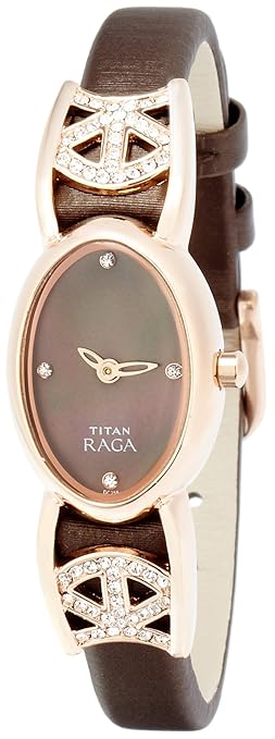 Raga Analog Mother of Pearl Dial Women's Watch - NE9933WL01J