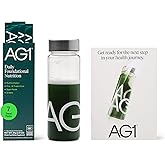 AG1 Athletic Greens 7-Day Starter Kit – All-in-One Greens Powder with Multivitamin, Probiotics, Superfoods – Includes 7 Trave