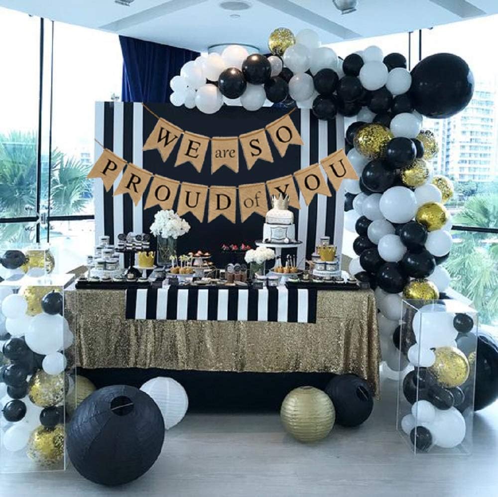 JeVenis We Are So Proud of You Banner Graduation Garland Congratulations Banner Graduation Party Decorations Congratulations Commencement Decoration - Image 3