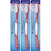 3X Wisdom Smokers Extra Hard Brush Toothbrush (Previously Addis) by Wisdom