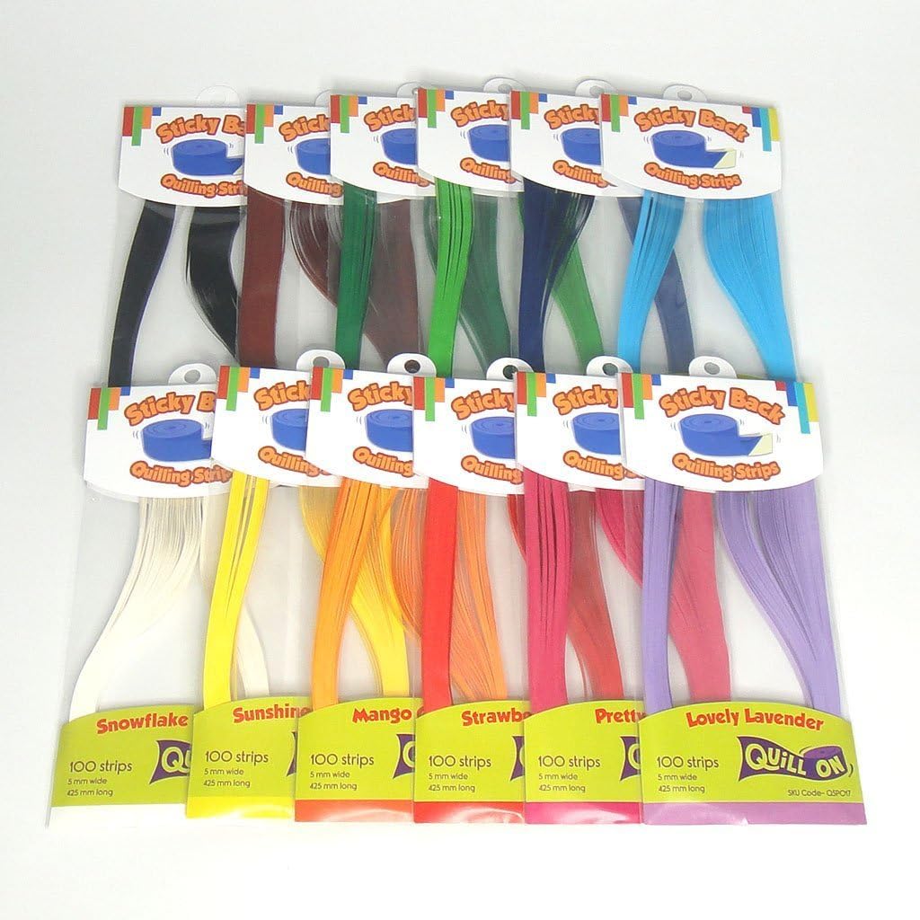 Singature Collection- Sticky Back 5mm Quilling Strip- 1200 Strip