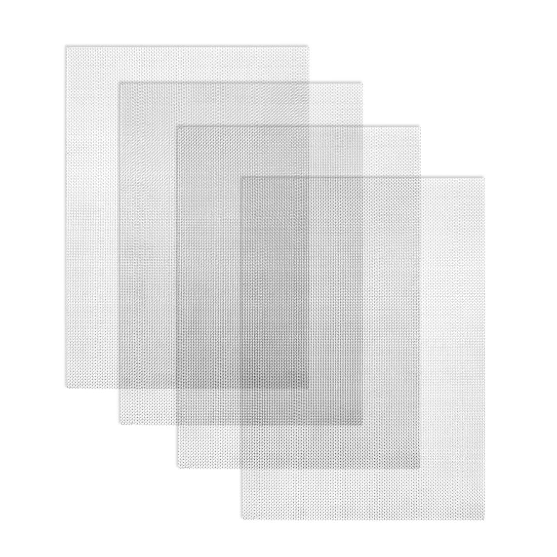 4 Pcs Woven Wire Mesh, Mouse Control Mesh, Rodent Proof Metal Mesh(33 x 22 cm)