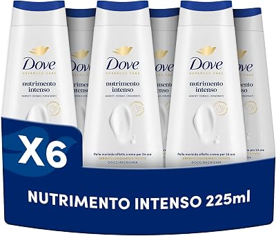 Docciaschiuma Original Nutrimento Intenso, Uomo e Donna, 6x225ml