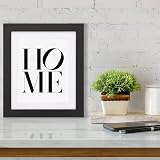 Fabian Clarke London 12x10 Modern Black Frame with White Mount 10x8 view 6