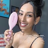 Denman Boar Bristle Hair Brush Style & Shine Smoother Pink Crush D81M view 8
