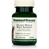 Standard Process Feline Whole Body Support, 90 Tablets | Nutritional Cat Supplement Providing General Multisystem Support for Daily Maintenance of All Body Systems