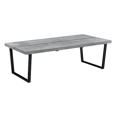 [en.casa] Couchtisch in Beton-Optik 110x60x35cm Beistelltisch Wohnzimmertisch Kaffeetisch