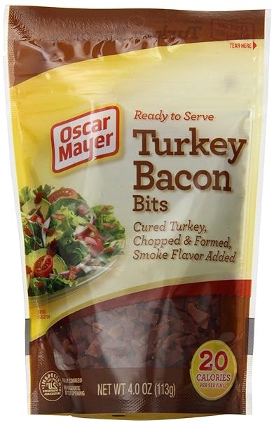 Amazon Com Oscar Mayer Turkey Bacon Bits Pack Of 2 4 Oz Bags Grocery Gourmet Food