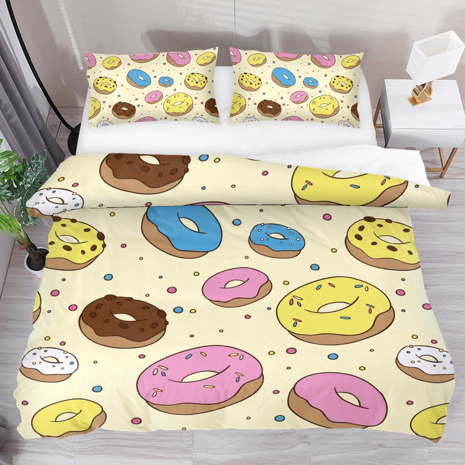 Copripiumino Bambino 90x190cm Con Federa 40x60 - Tema Camion, Microfibra, Cerniera Nascosta - Foto 5