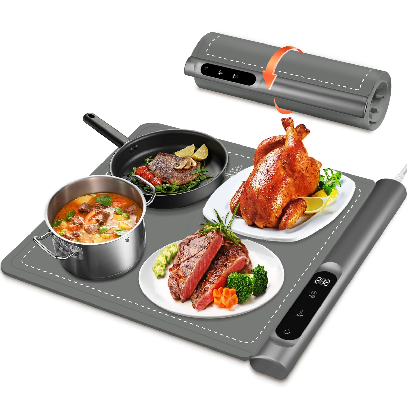 Newise Upgrade Graphene Warming Mat for Food, Rapid