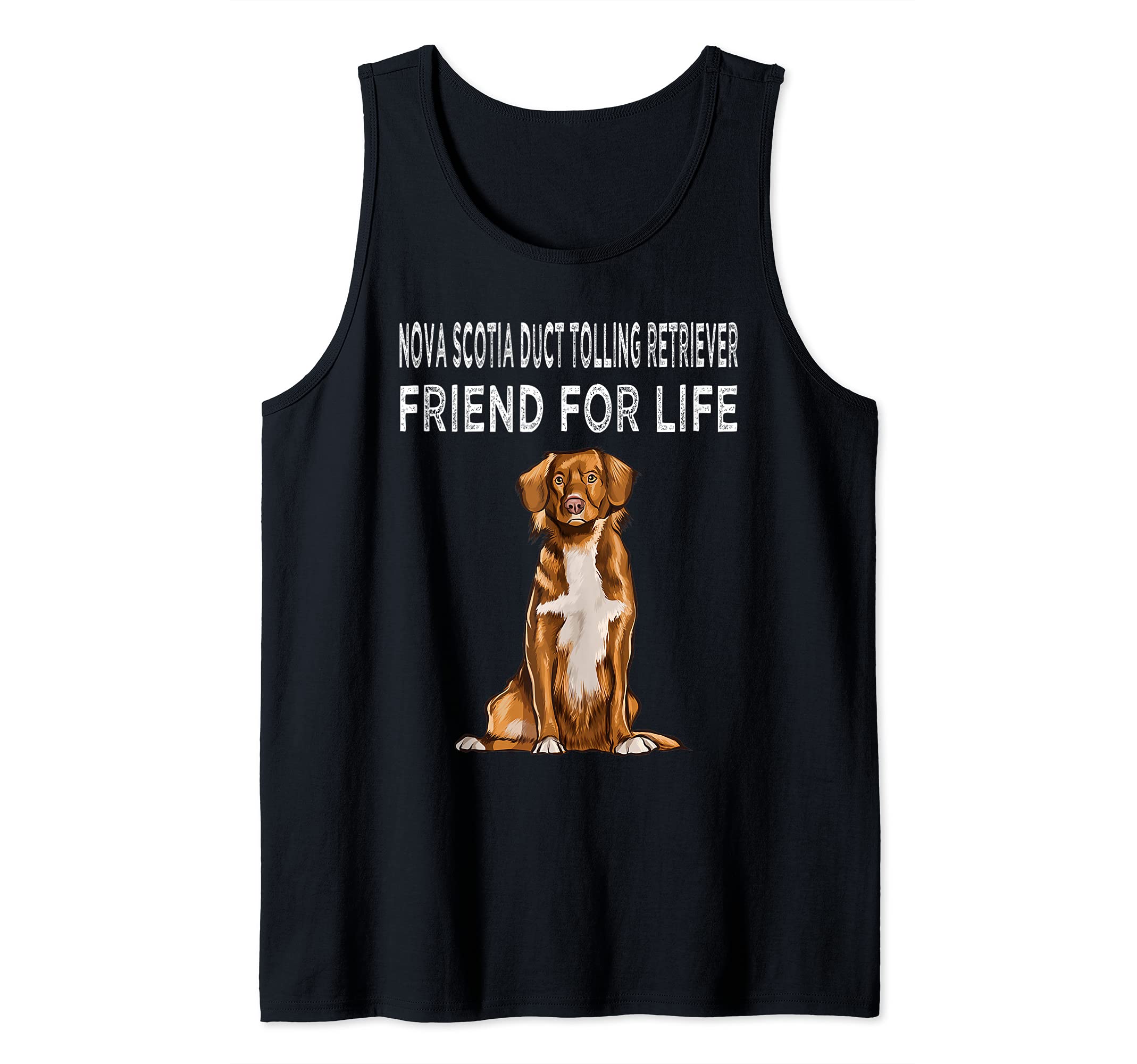 Duck Tolling Retrievers Friend For Life Dog Lover Friendship Tank Top