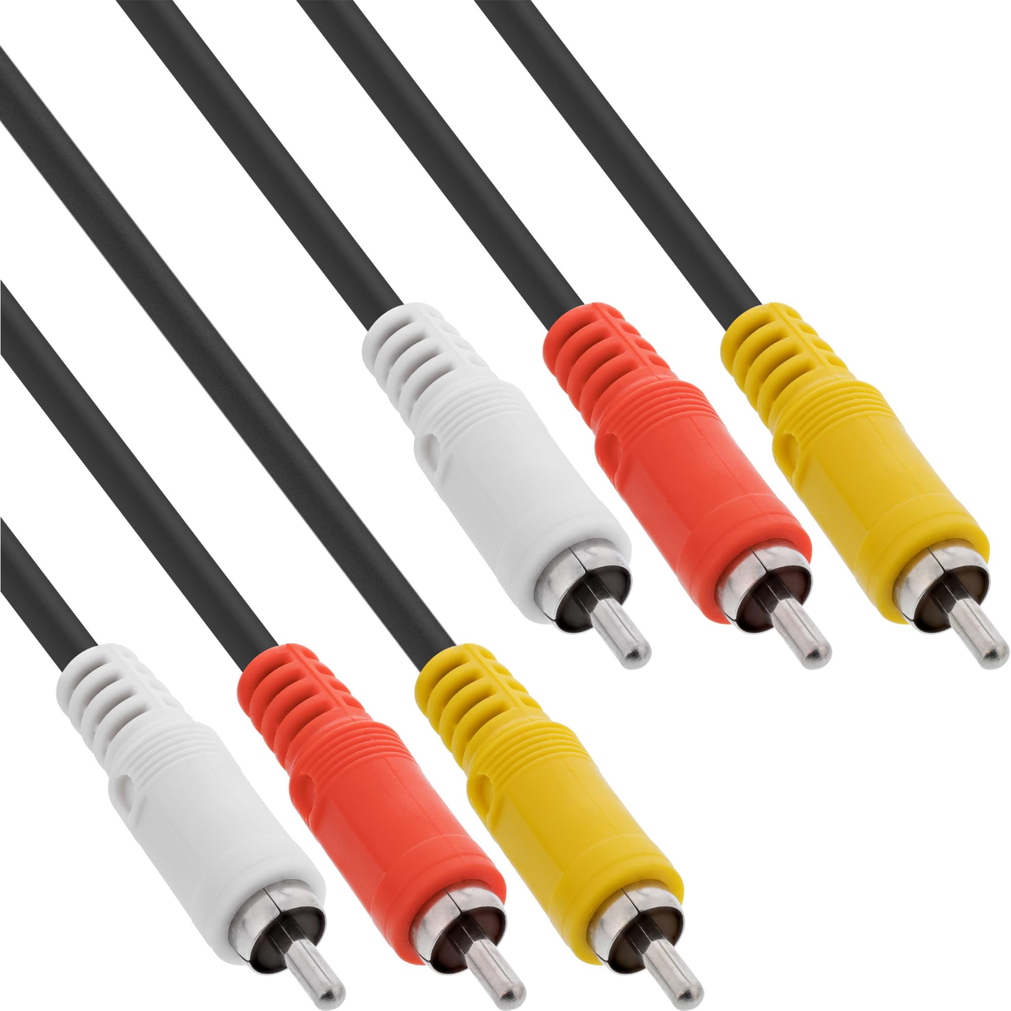 InLine 1.5m 3x RCA Male to Male AV Cable