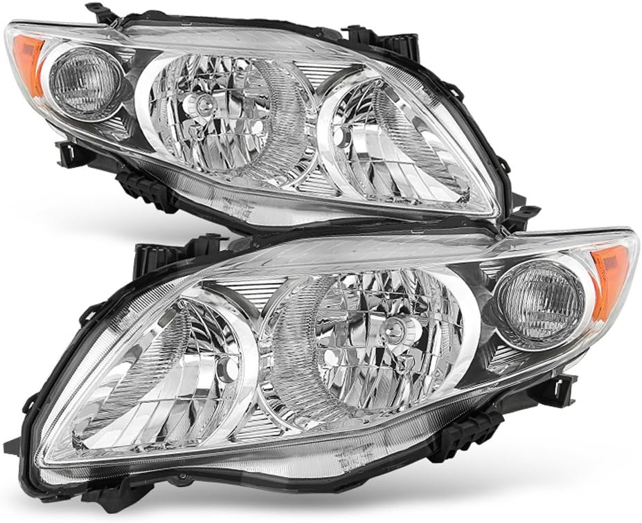 ACANII For Chrome 20092010 Toyota Corolla Headlights