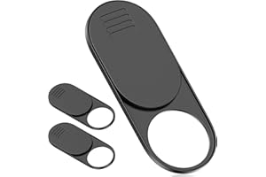 Toojcc Webcam Cover,Ultra-Thin Camera Cover Slide for Laptop,MacBook,Computer,iMac,iPad, Cell Phone and Tesla Model 3/Y Interior Cabin Camera.0.03inThick Web Blocker Protect Your Privacy and Security