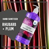 Palm Safe Rhubarb and Plum Hand Sanitiser 1 Litre Pump Bottle view 2