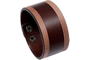 Pitmmord Punk Rock Adjustable Snap Wristband Print Pattern Wide Faux Leather Arm Band Cuff Bracelet