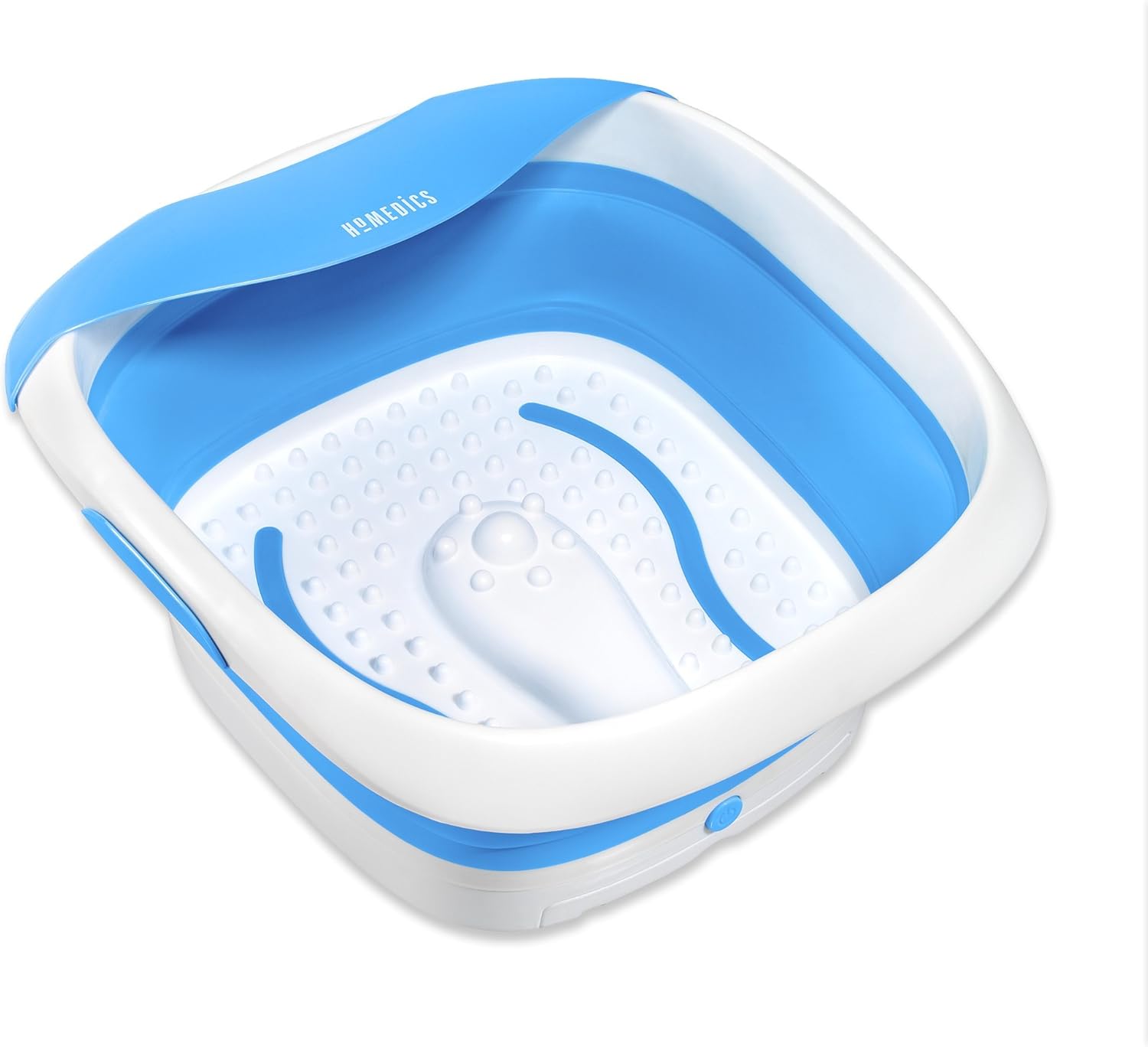 HoMedics  Compact Pro Spa Collapsible Footbath with Heat | Vibration Massage, Acu-Node Surface, Heat Maintenance | Improves Circulation, Soothe Tired Muscles, Collapsible Tub for Easy Storage: Health & Personal Care