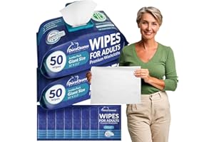 DURA CLEANSE XL Bath Wipes for Adults No Rinse (2 Pack) – 100 Count + 8 Travel Body Wipes, 10" x 11.5" Disposable Washcloths for Elderly Incontinence, After Surgery and Elder Care