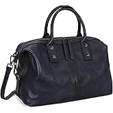Iswee Genuine Leather Satchel Tote Bag Top Handle Handbag Designer Shoulder Bag Large Capacity Cross Body Bag