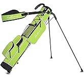 RUTHNISSI Golf Stand Bag, Lightweight Golf Easy Carry Bag with Padded Strap，Durable Pitch n Putt Golf Bag, Practice Ranger Sunday Golf Bag for Men&Women