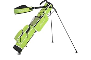 RUTHNISSI Golf Stand Bag, Lightweight Golf Easy Carry Bag with Padded Strap，Durable Pitch n Putt Golf Bag, Practice Ranger Sunday Golf Bag for Men&Women