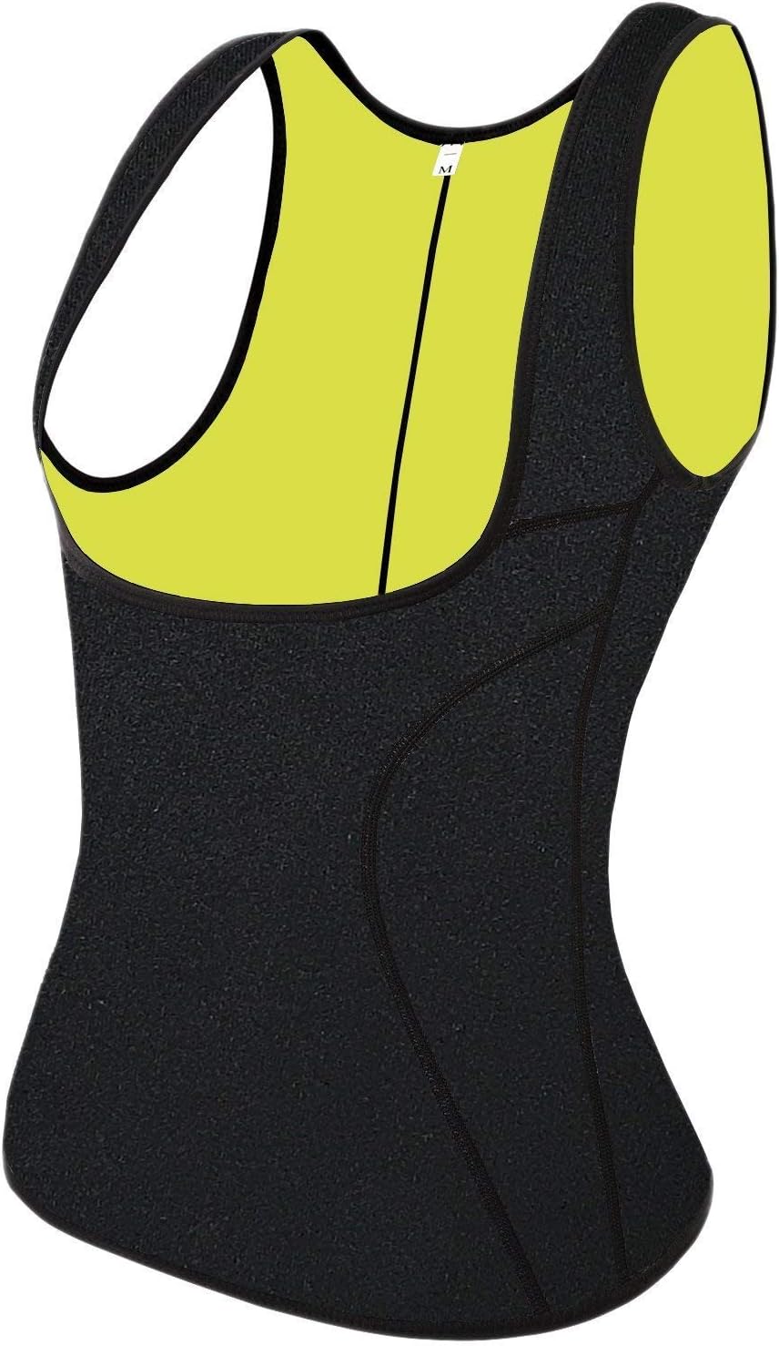 NHEIMA Women's Neoprene Sauna Waist Trainer Corset Vest for Weight Loss, Hot Body Shaper Slimming Sweat Vest for Women No Zipper