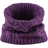 Zsedrut Fall Winter Women Scarves Cable Knitted Scarf For Women Warm Neck Warmer Cold Weather