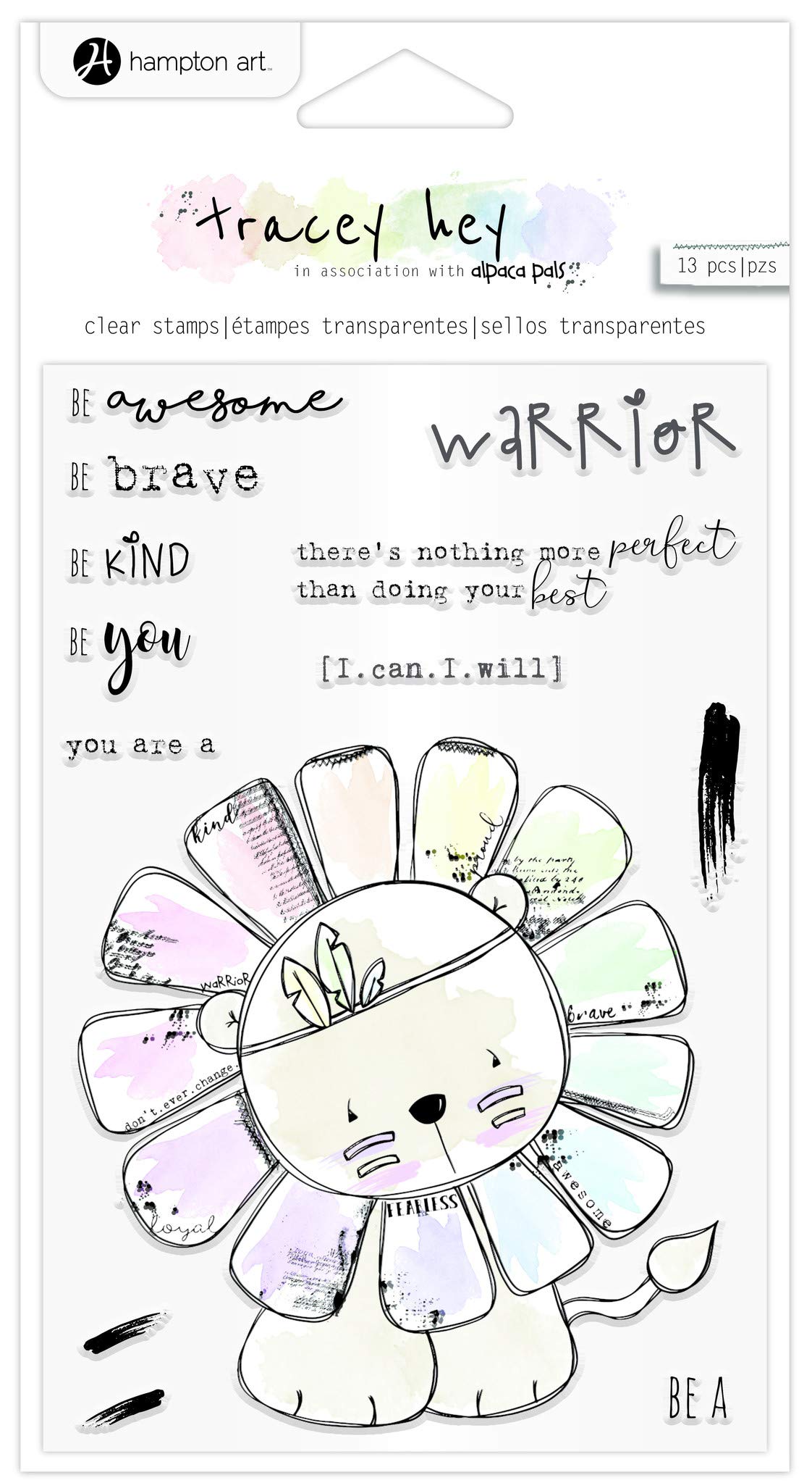 Hampton Art Warrior Clear Stamps