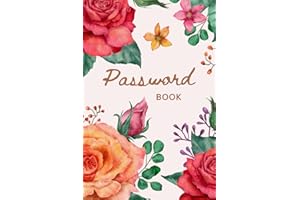 Password Book: Internet Password Keeper Log Book, Alphabetical Journal Organizer for Storing Website Addresses, Logins and Pa