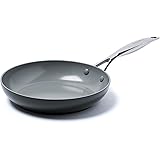 GreenPan Valencia Pro Hard Anodized Induction Safe Healthy Ceramic Nonstick, Fry pan, 8'', Gray