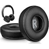 SOULWIT Replacement Earpads for Anker Soundcore H30i Wireless On-Ear Headphones, Ear Pads Cushions with Noise Isolation Foam - H30i PL Black