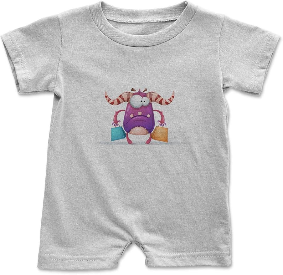 Angemiel Baby Alışveriş Yapan Canavar Erkek Bebek Çıtçıtlı