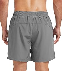 Surenow Men's Athletic Running Shorts Lightweight