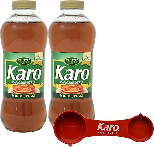 Karo Pancake Syrup 16 Ounce (Pack of 2) with Karo
