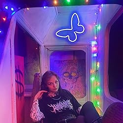 2 Pieces Butterfly Neon Signs, Butterfly LED Neon