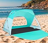 Beach Tent, Portable Sun Shelter for 2/3/4/6-8